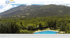 Desktop Screenshot of campingelescorial.com